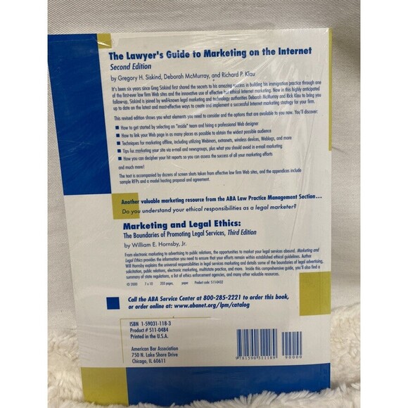 Lawyer's Guide to Marketing on the Internet Second Edition - New - small flaw - Picture 2 of 3